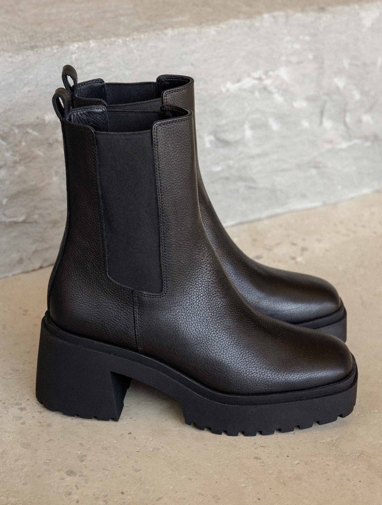 Flat Boots : Amara - Caviar