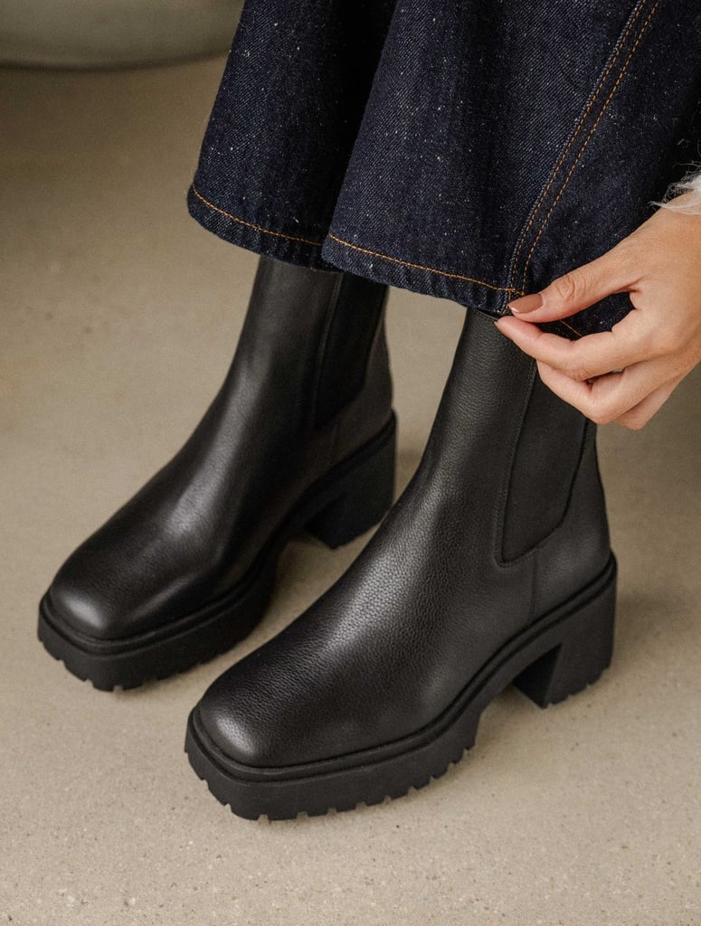 Flat Boots : Amara - Caviar