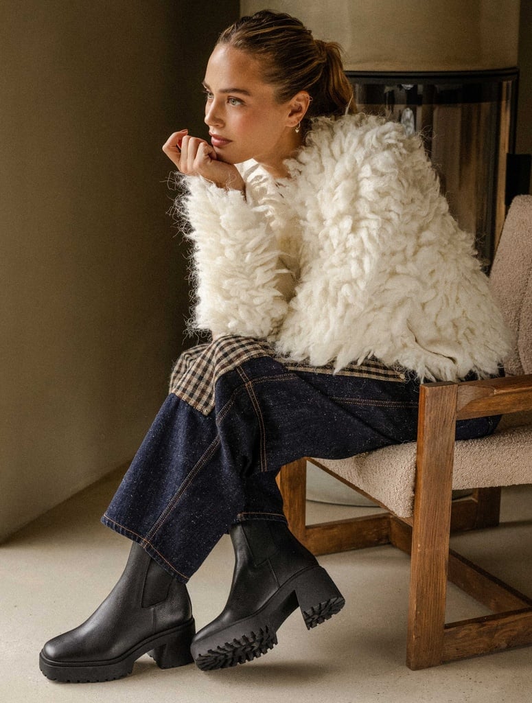 Flache Boots : Amara - Caviar