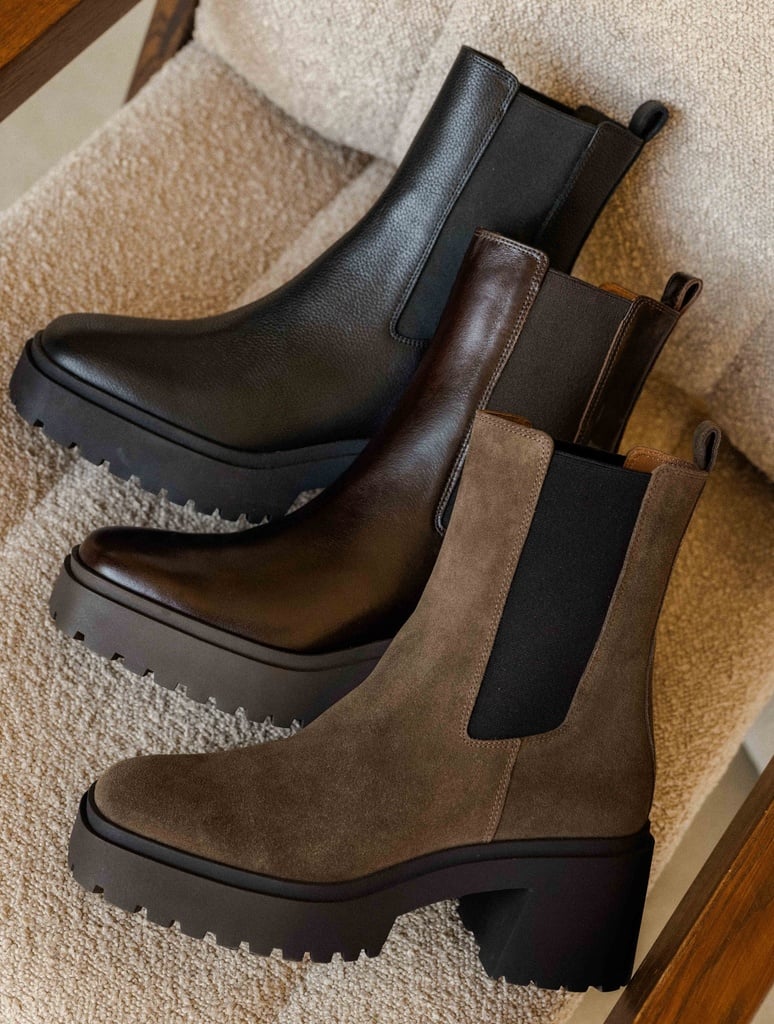 Flache Boots : Amara - Caviar