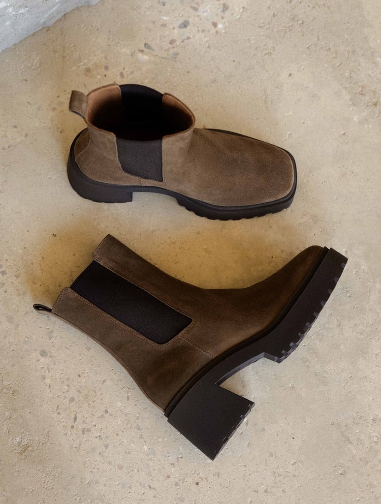 Flache Boots : Amara - Khaki Brown