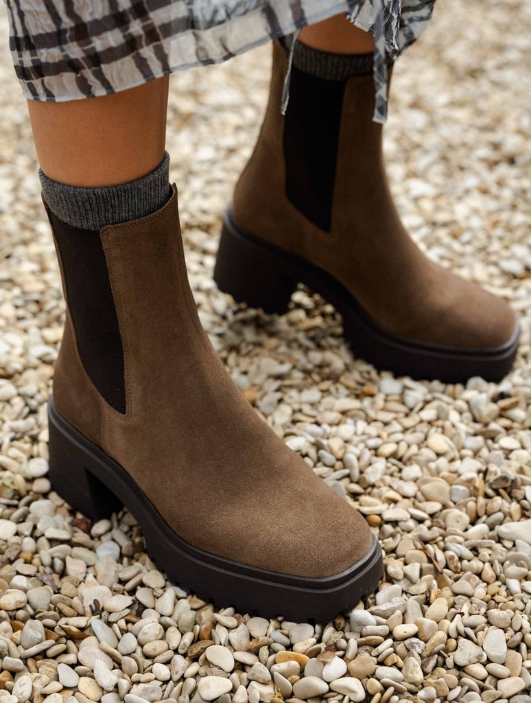 Flache Boots : Amara - Khaki Brown