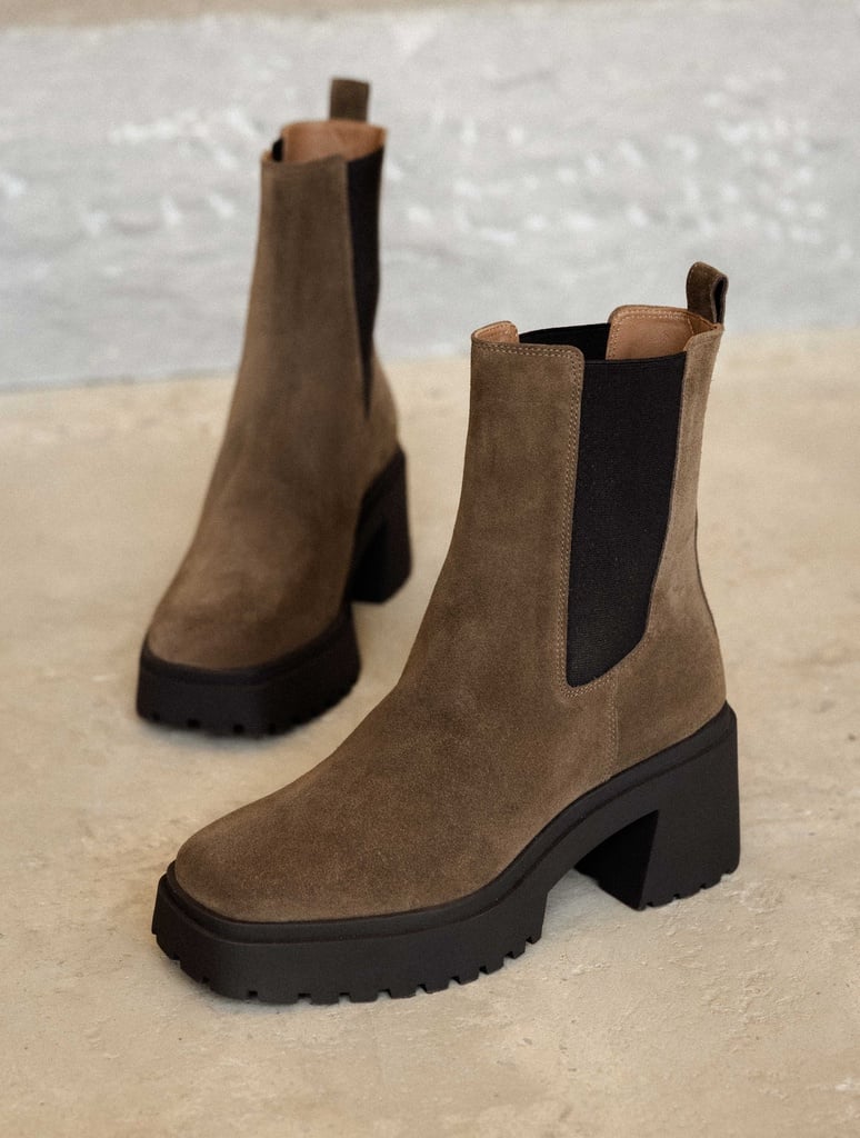 Flache Boots : Amara - Khaki Brown