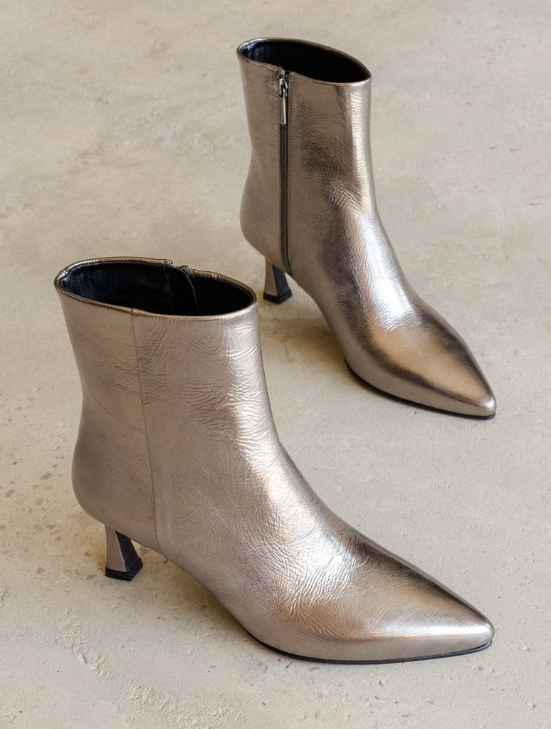 Flat Boots : Audrey - Cosmic Silver