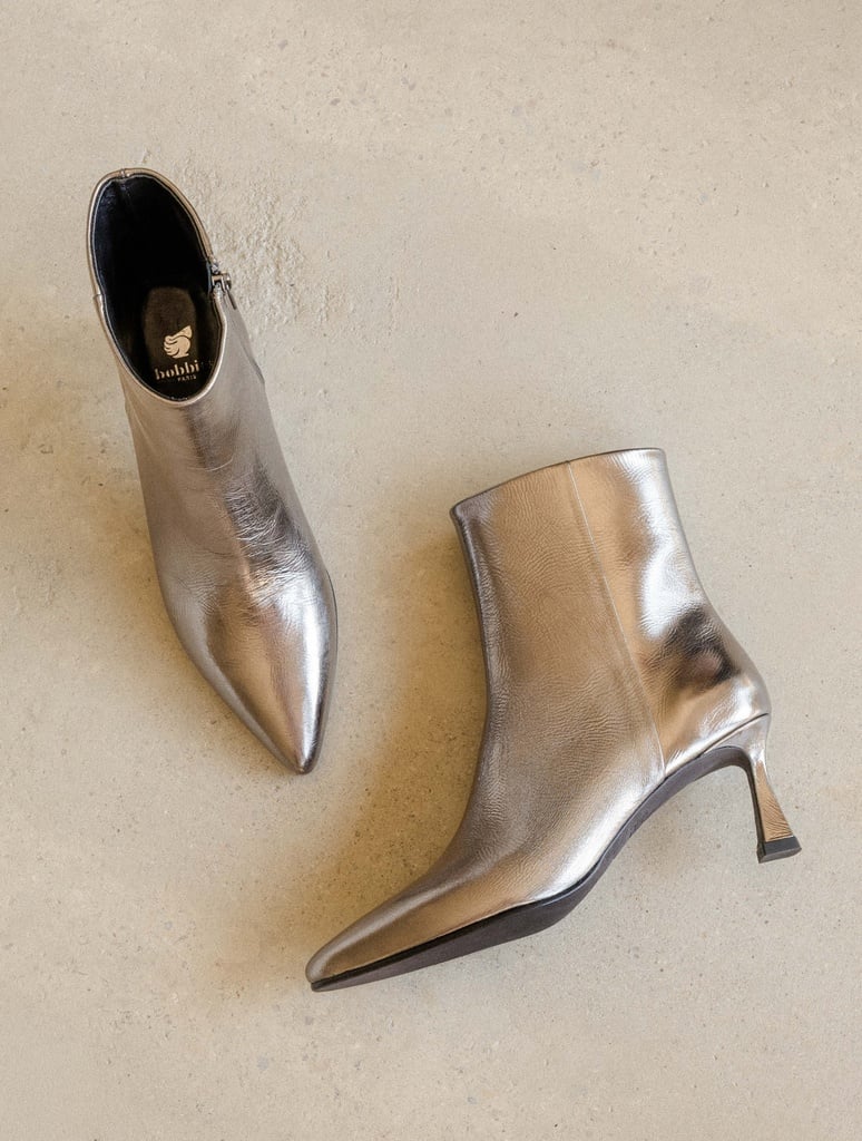 Flat Boots : Audrey - Cosmic Silver