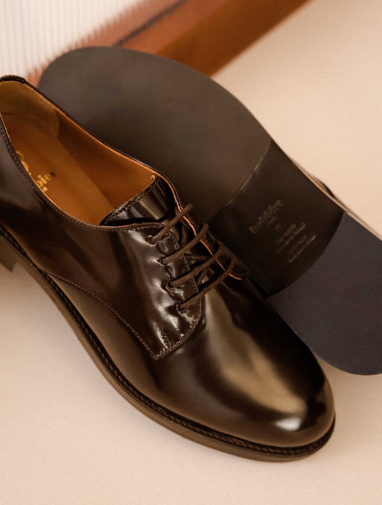 Mocassins & Derbies : Becky - Chocolate Gloss