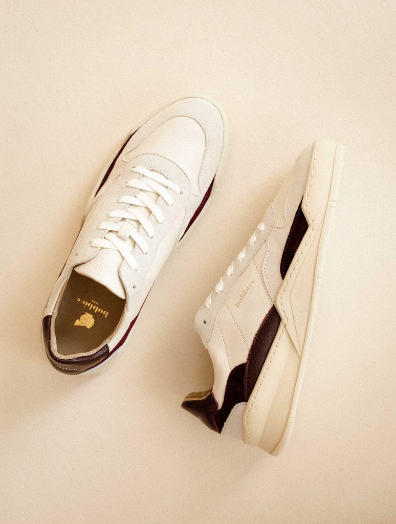 Sneakers : Beverly - Off-White - Amarone - Barolo