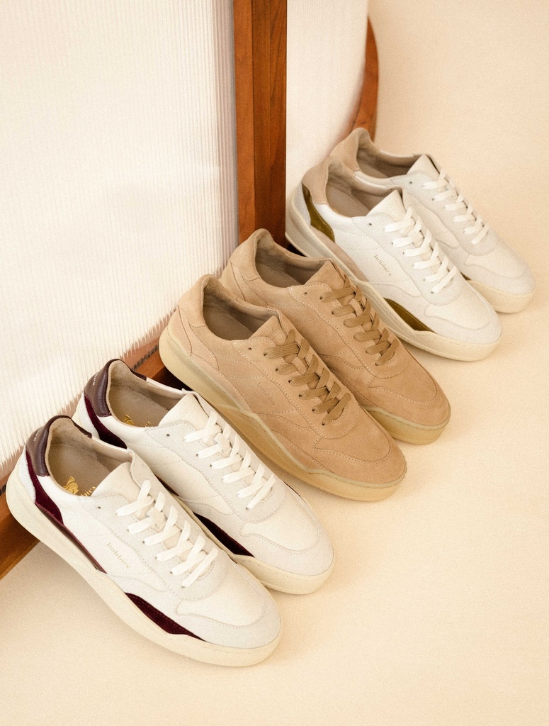 Sneakers : Beverly - Off-White - Amarone - Barolo