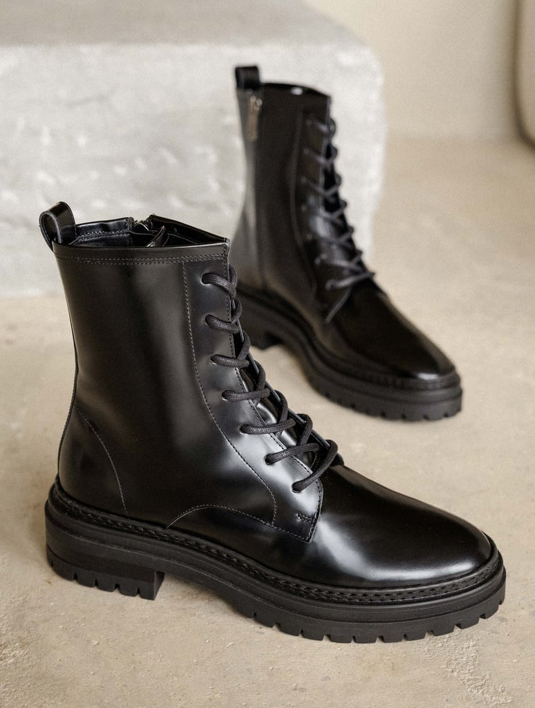 Flache Boots : Blake - Black Siyah