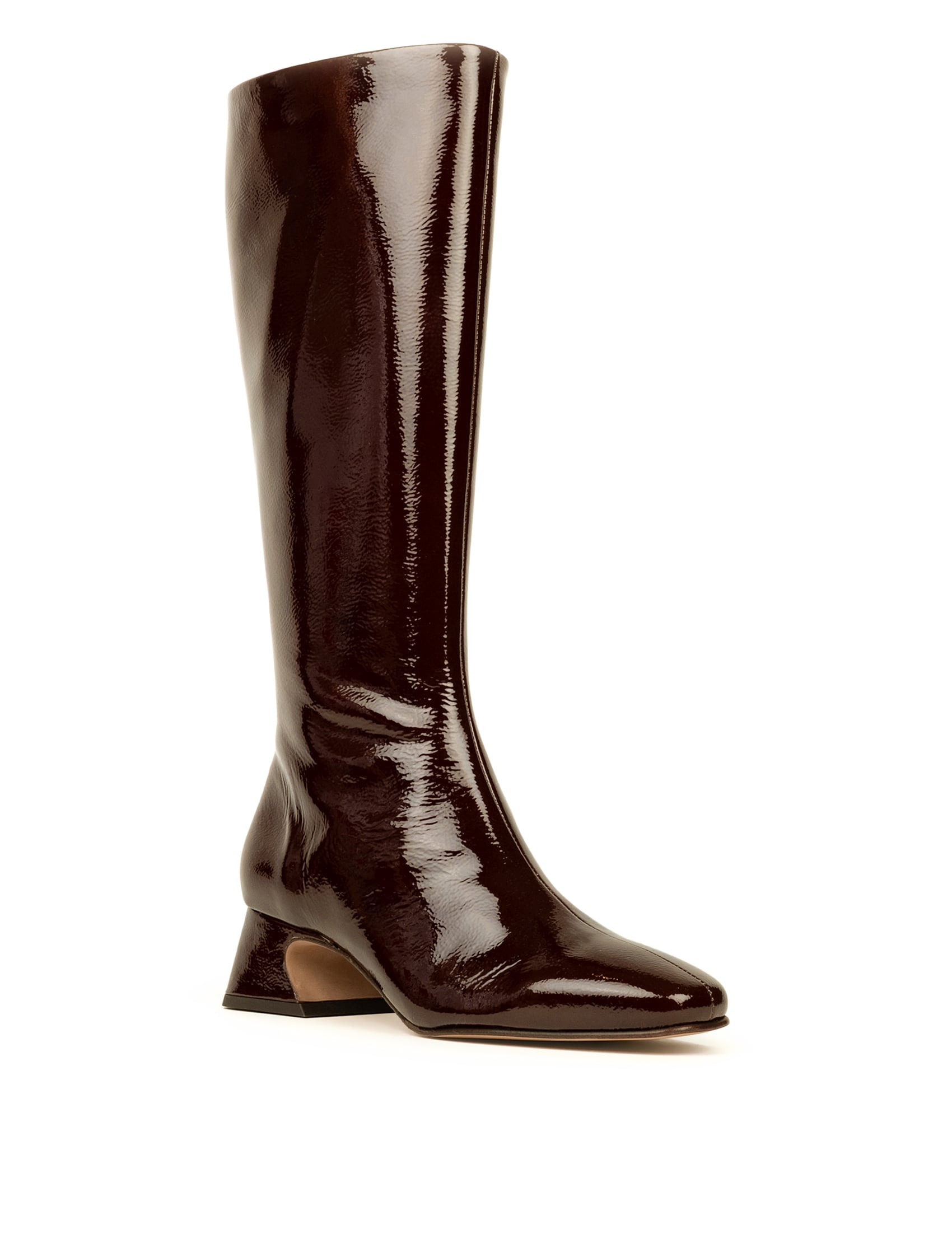 Boots voris cuir brillant marron verni Jonak | La Redoute