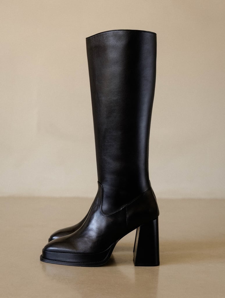 Knee High Boots : Callie - Passion Black