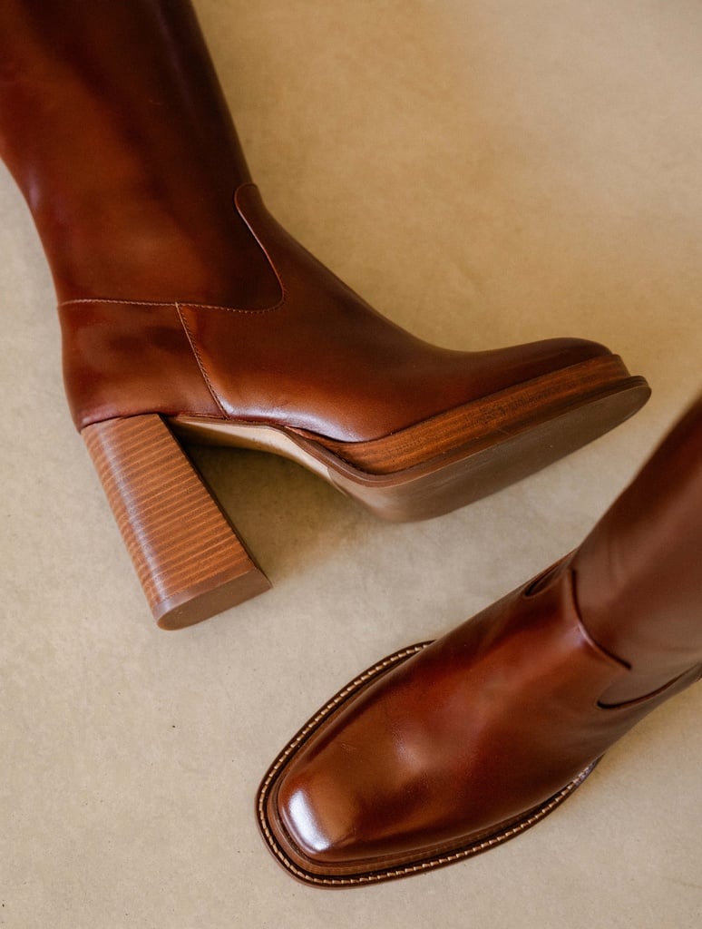 Knee High Boots : Callie - Chestnut