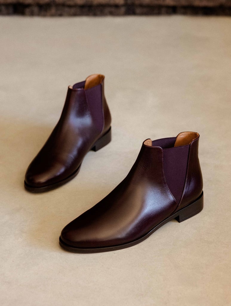 Flat Boots : Chelsea - Cabernet