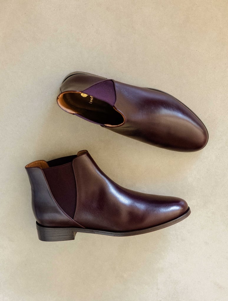 Flat Boots : Chelsea - Cabernet
