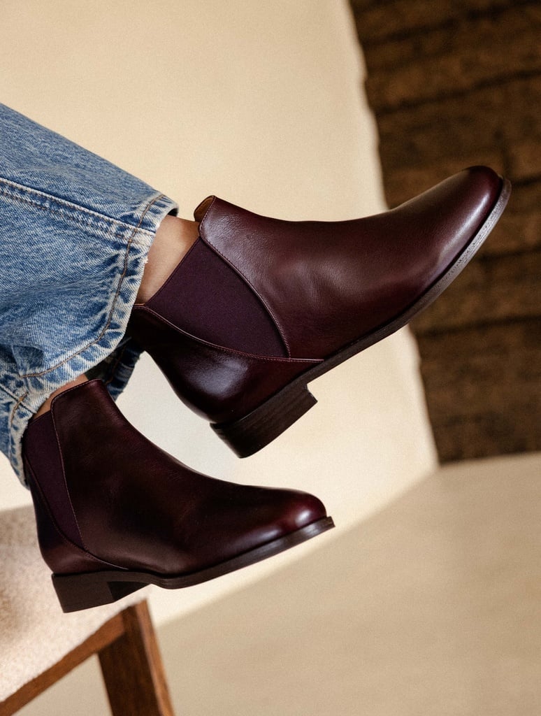 Flat Boots : Chelsea - Cabernet
