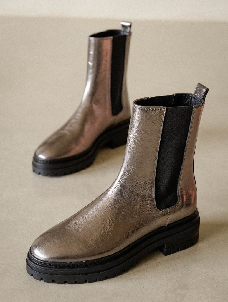 Flache Boots : Clover - Cosmic Silver