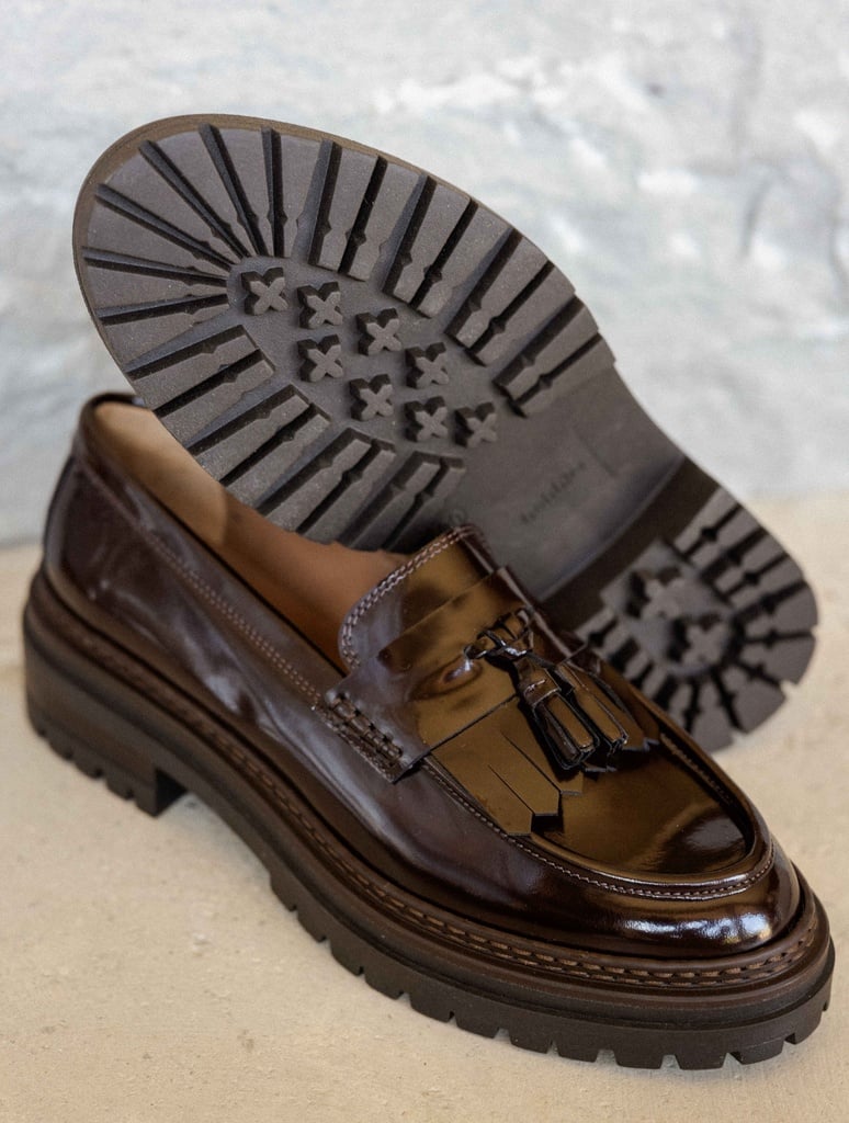 Loafers & Derbies : Deniz - Chocolate Gloss