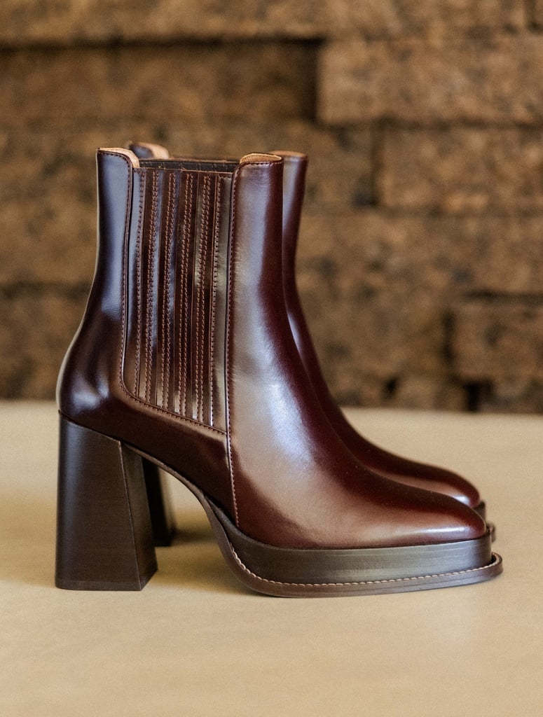 Heeled Boots : Deva - Irish Coffee