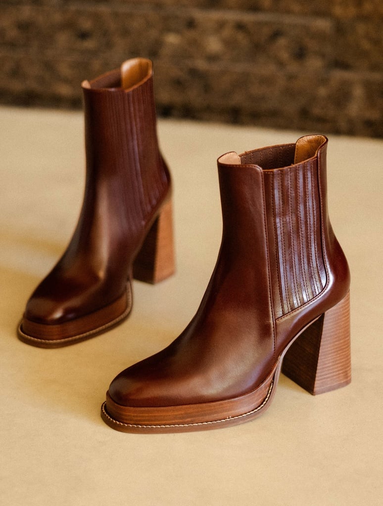 Heeled Boots : Deva - Turkish Coffee