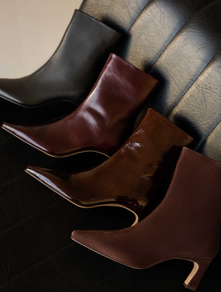 Boots à Talons : Émilie - Ganache