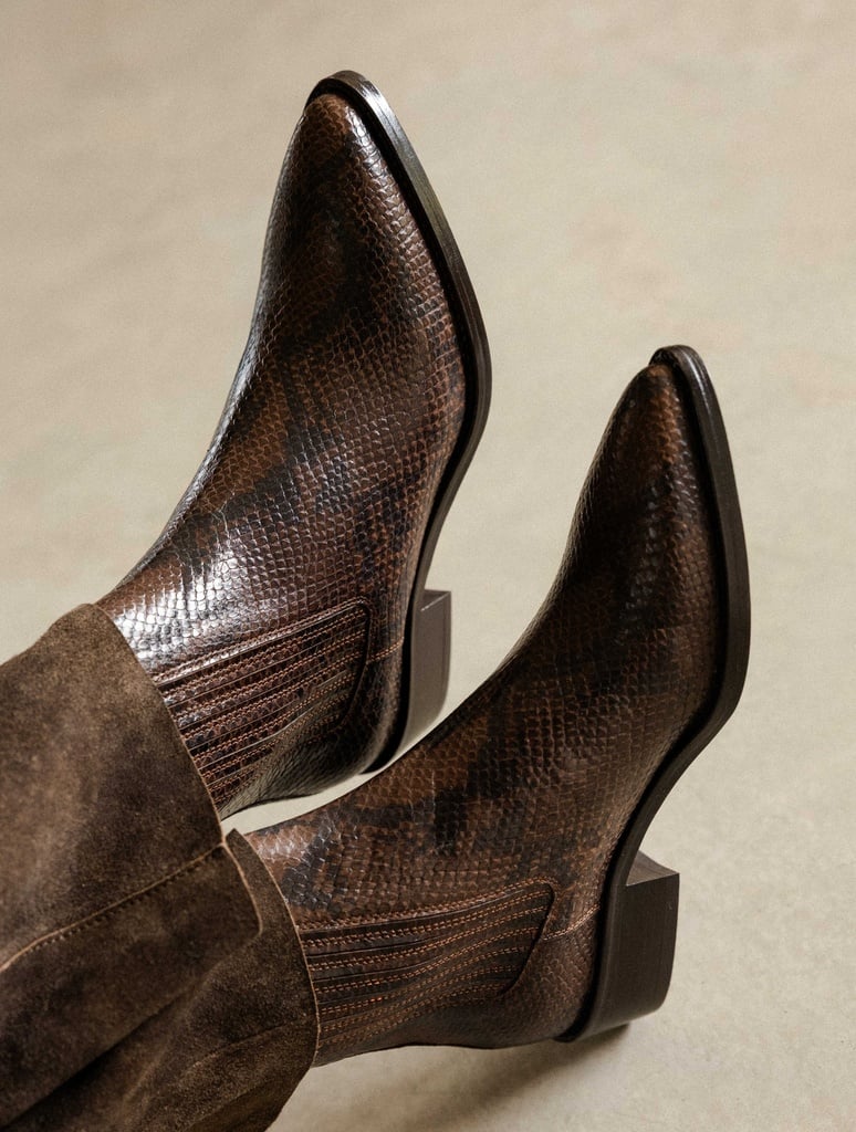 Botines planos : Georgia - Cobra Brown