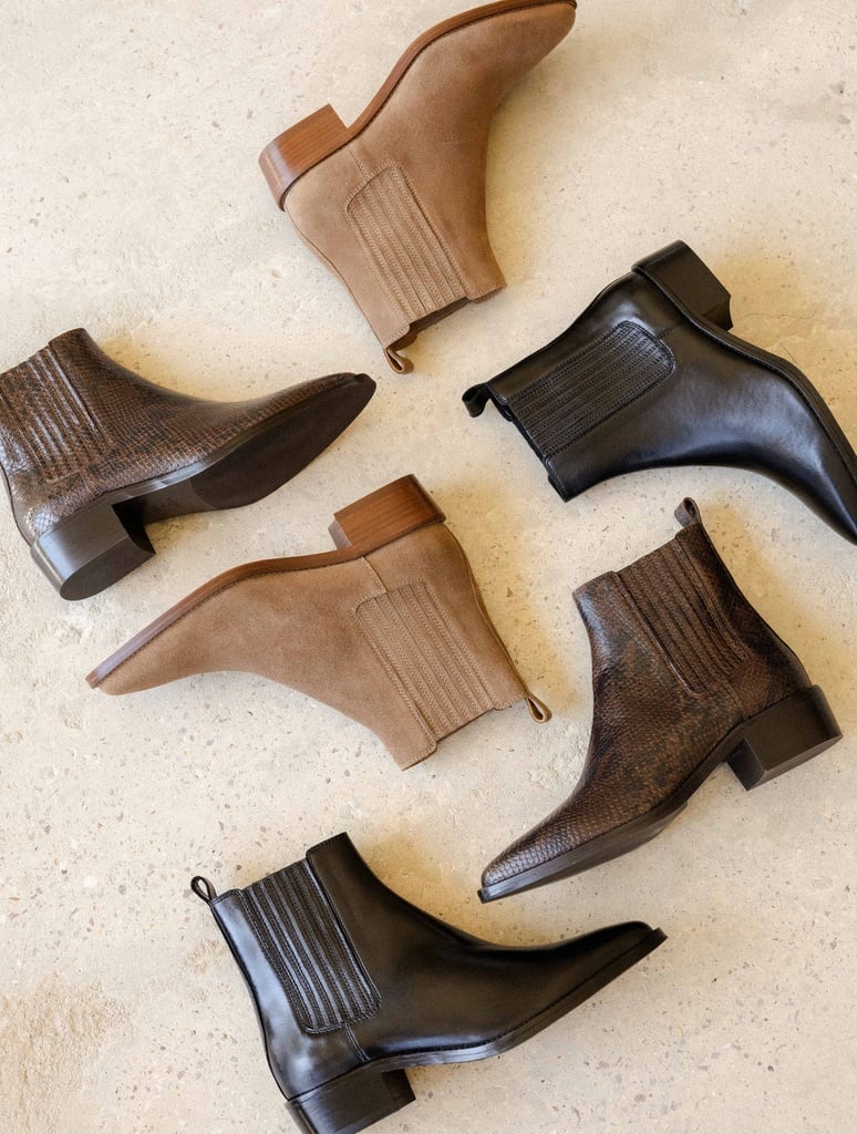 Flat Boots : Georgia - Cobra Brown