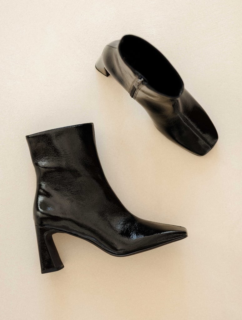 Boots à Talons : Hazel - Vinyl Black