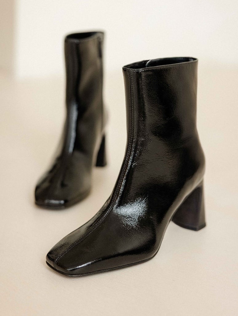 Boots à Talons : Hazel - Vinyl Black