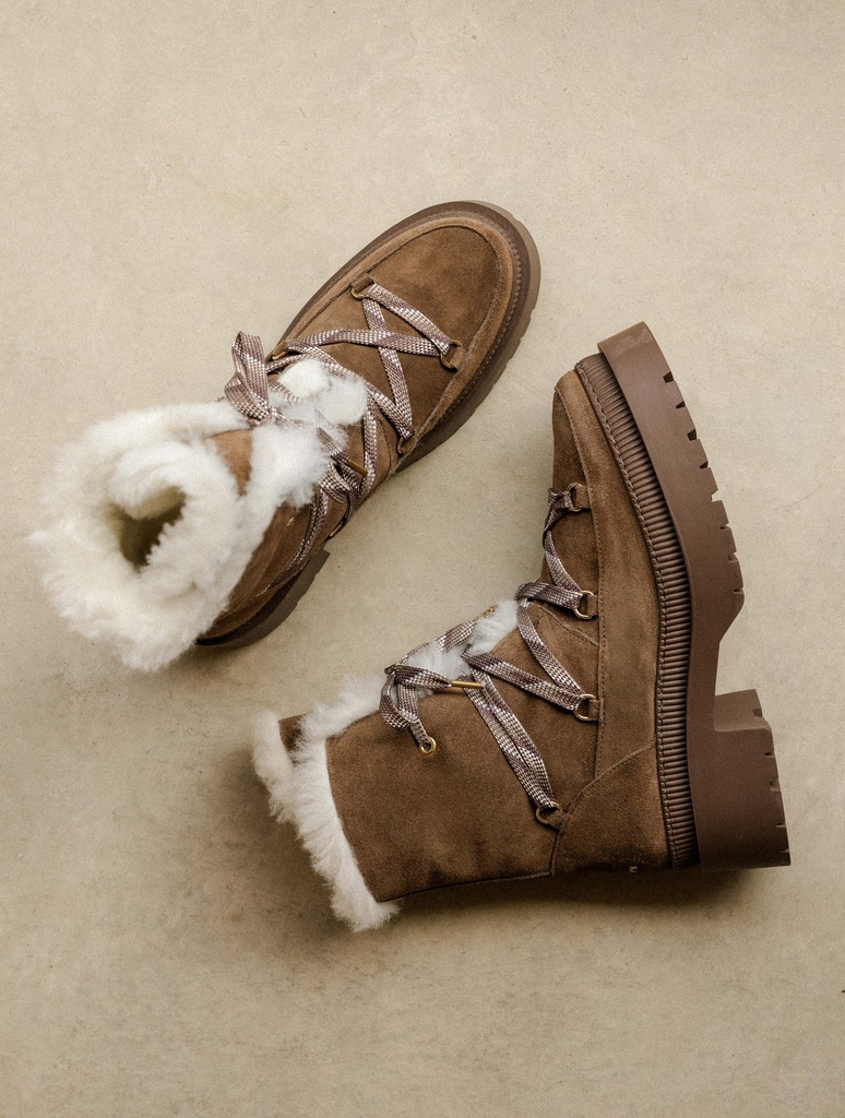 Winter Stiefel : Iga - Khaki Brown