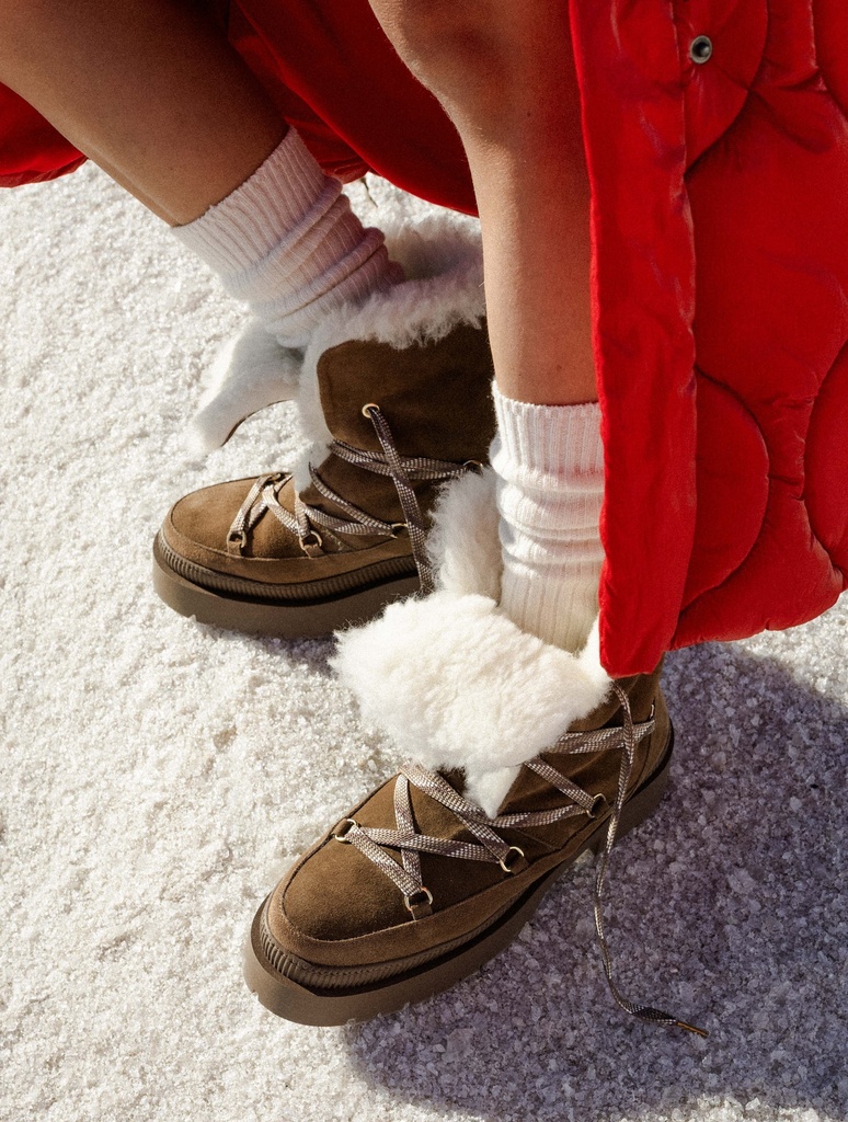 Winter Stiefel : Iga - Khaki Brown
