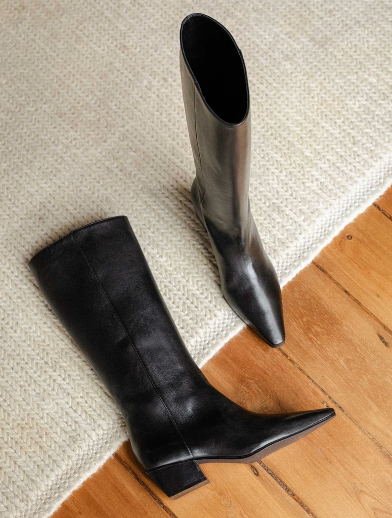 Knee High Boots : Mabel - Passion Black