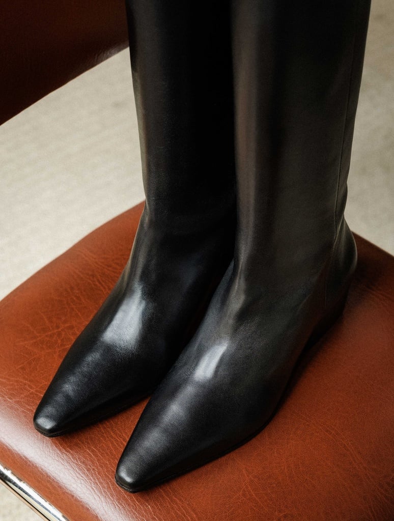 Knee High Boots : Mabel - Passion Black