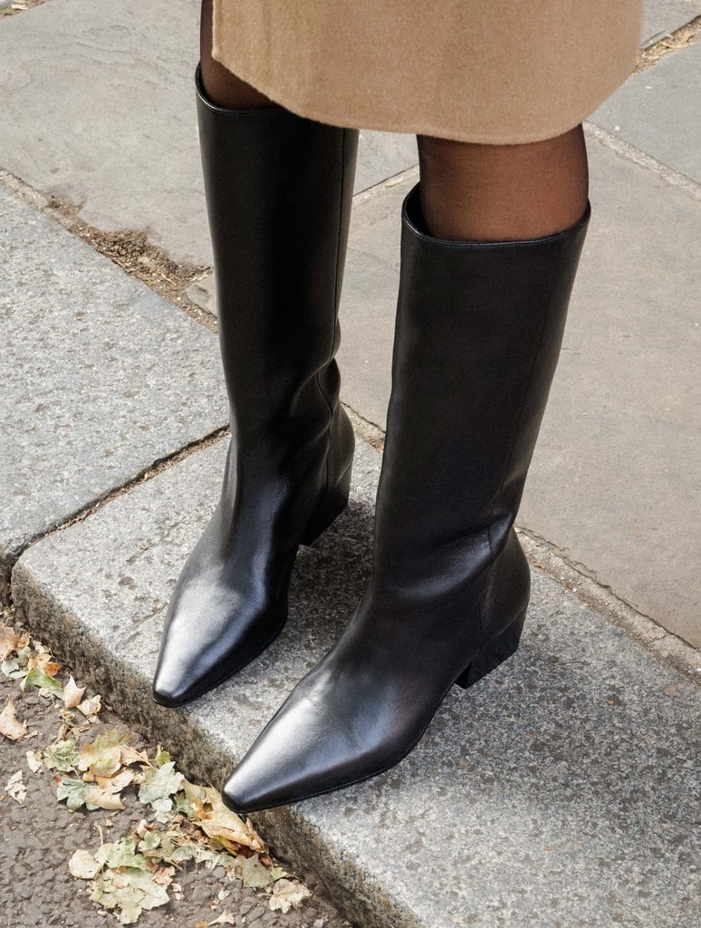 Knee High Boots : Mabel - Passion Black