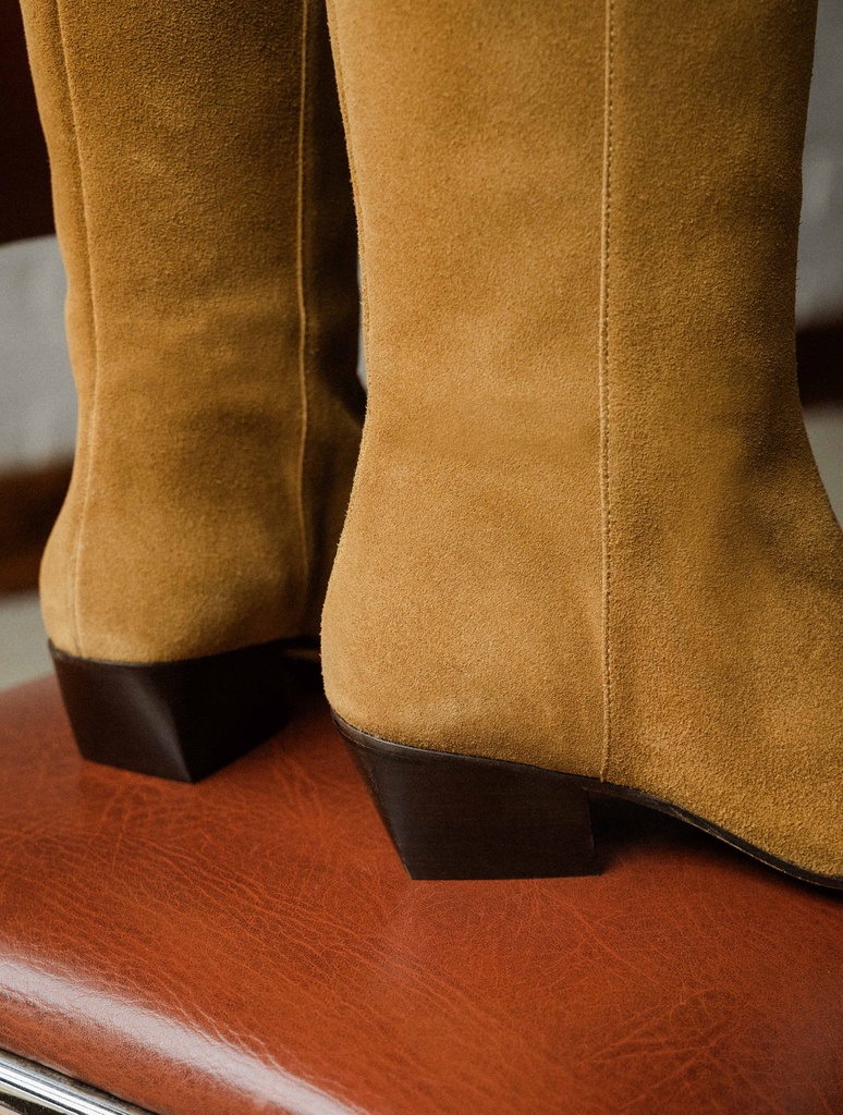 Knee High Boots : Mabel - Nutmeg