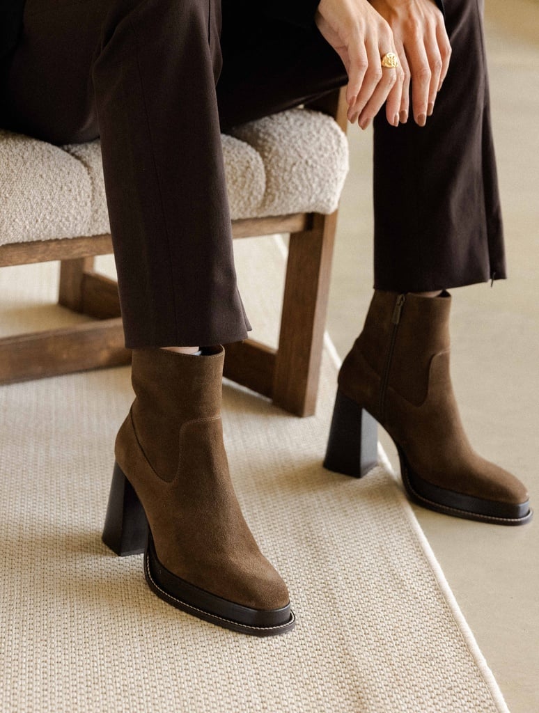 Stiefel mit Absatz : Marnie - Khaki Brown