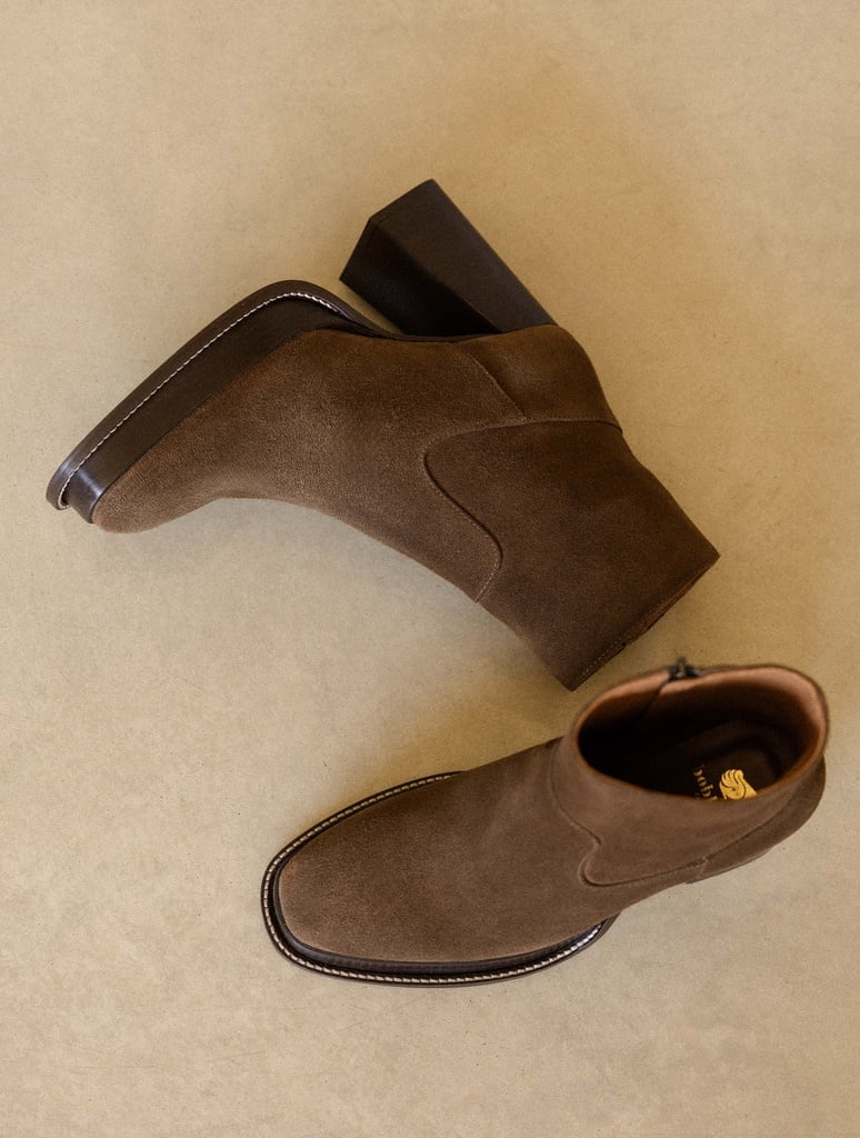 Stiefel mit Absatz : Marnie - Khaki Brown