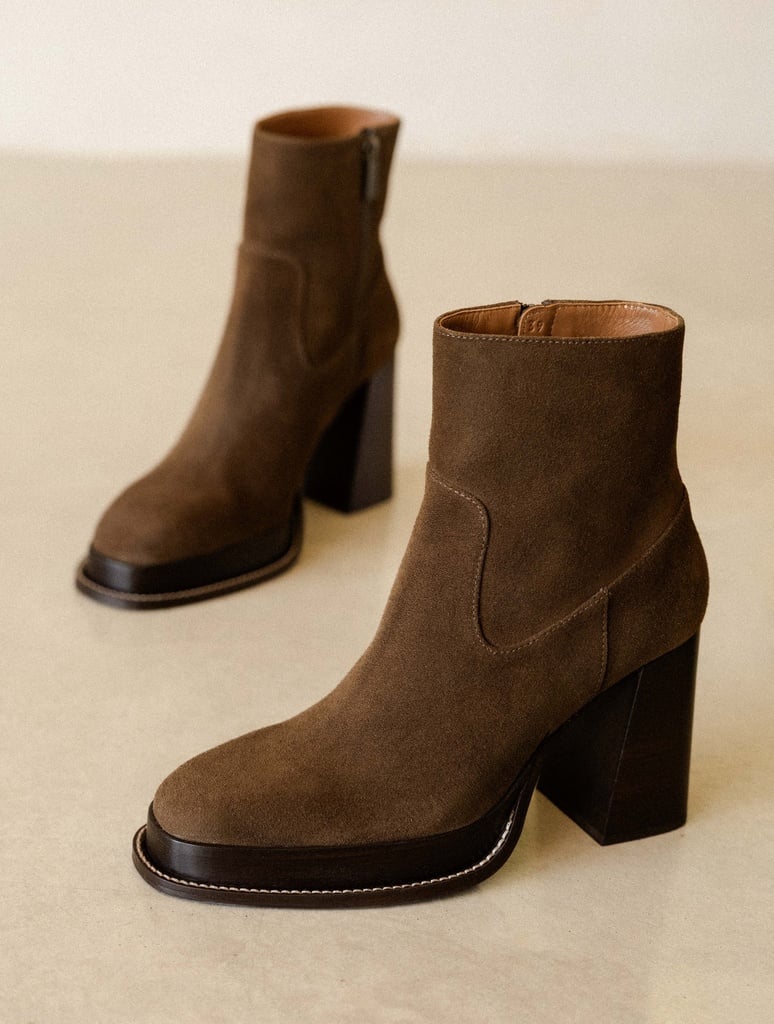 Heeled Boots : Marnie - Khaki Brown