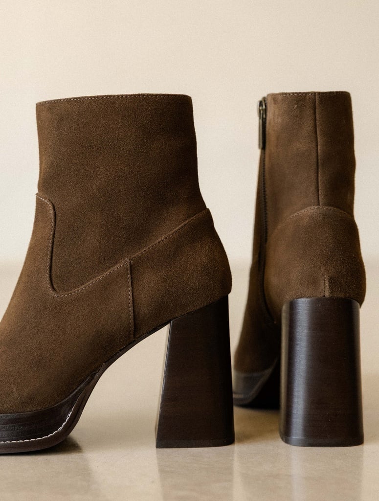 Heeled Boots : Marnie - Khaki Brown