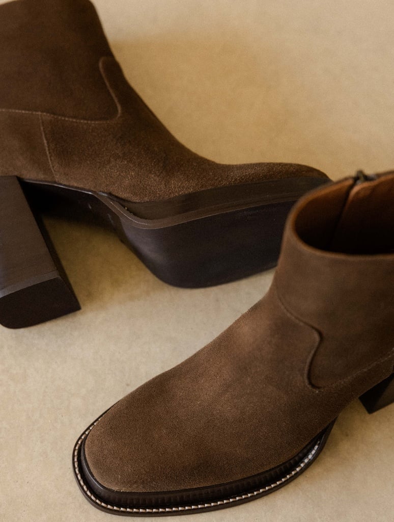 Heeled Boots : Marnie - Khaki Brown