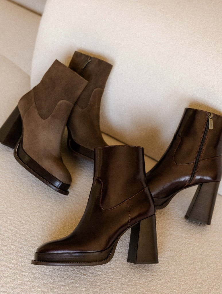 Stiefel mit Absatz : Marnie - Khaki Brown