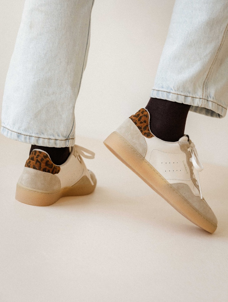 Zapatillas : Miles - Crème & Wild Leo