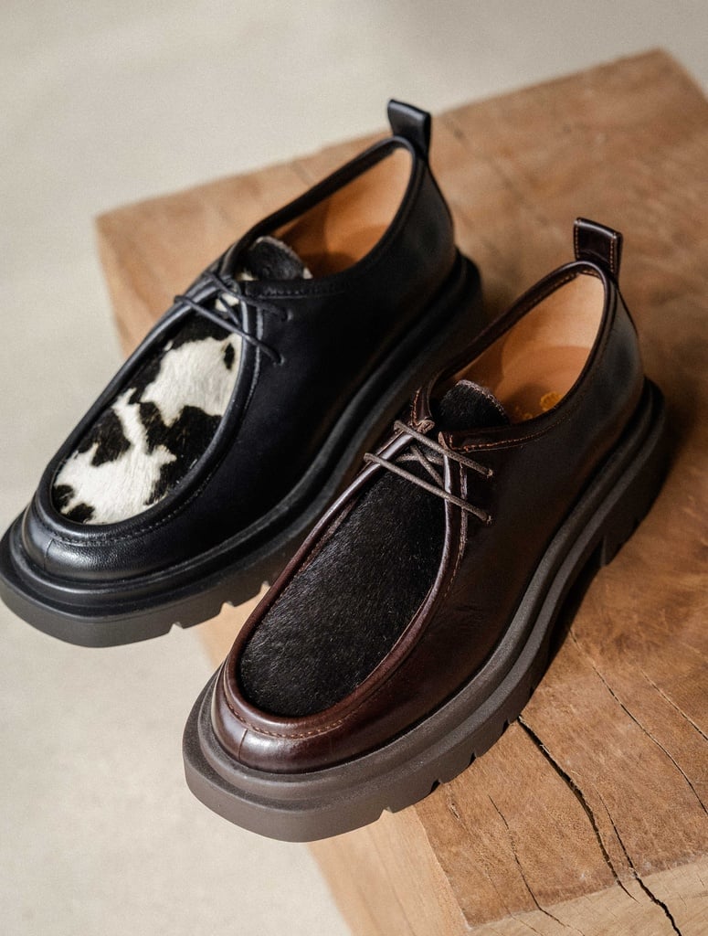 Mocassins & Derbies : Noreen - Passion Black & Holstein