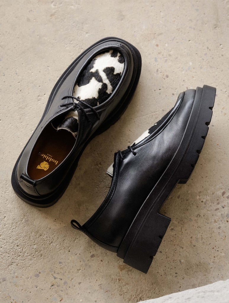 Mokassins & Derbys : Noreen - Passion Black & Holstein