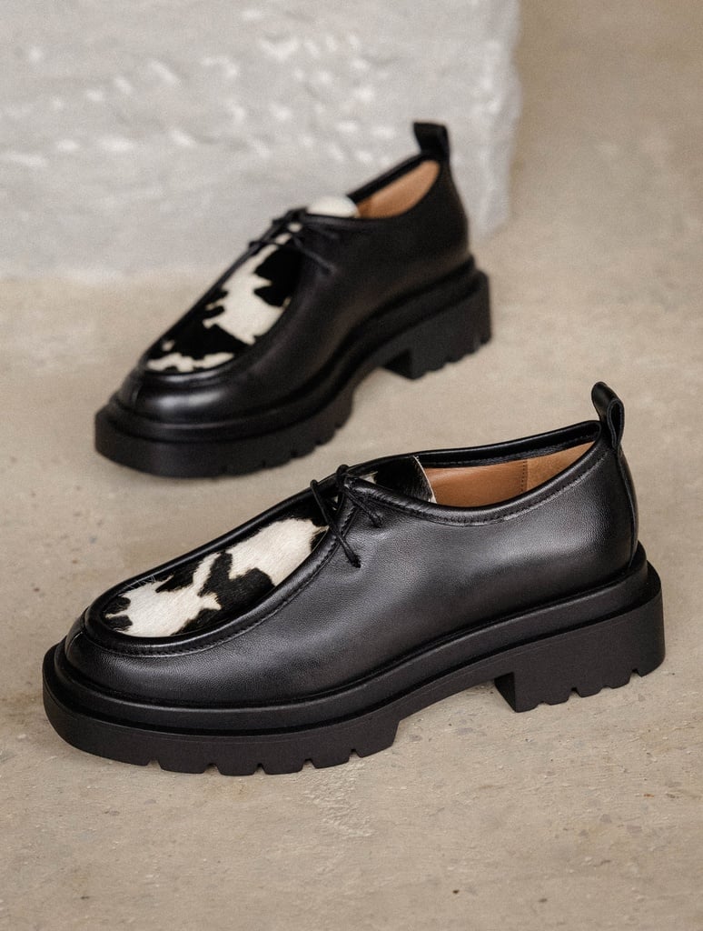 Mokassins & Derbys : Noreen - Passion Black & Holstein