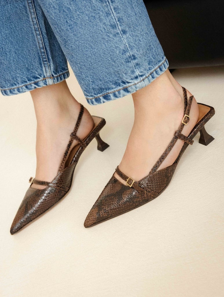Pumps & Mary Janes : Reem - Cobra Brown