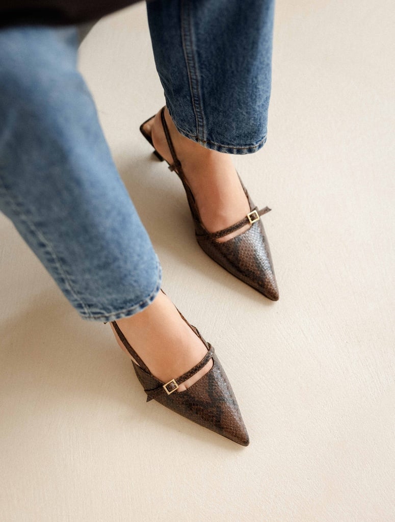 Babies & Escarpins : Reem - Cobra Brown