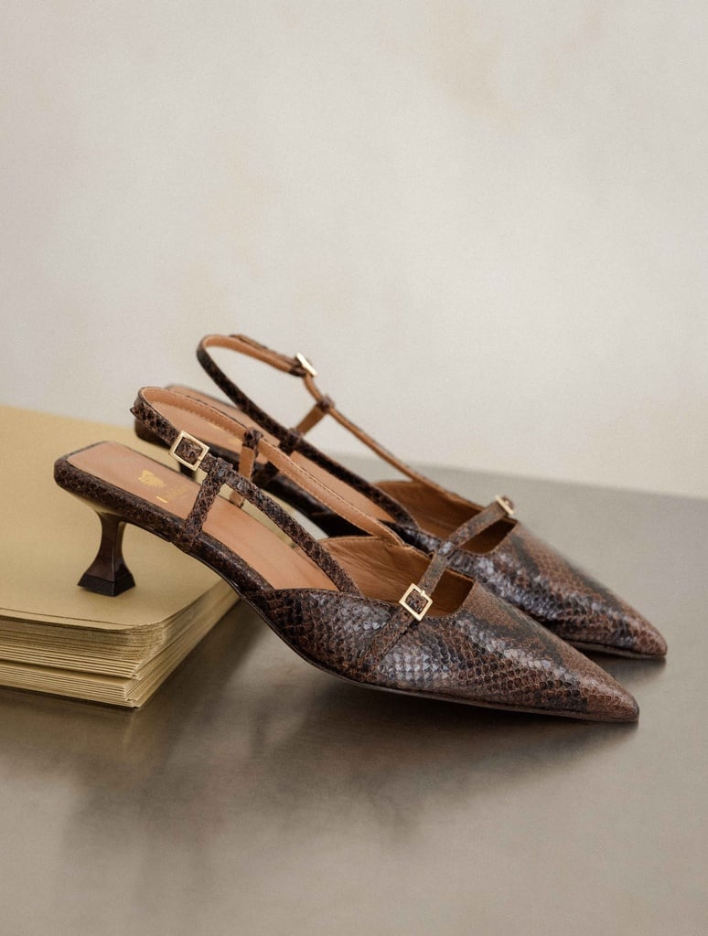 Babies & Escarpins : Reem - Cobra Brown