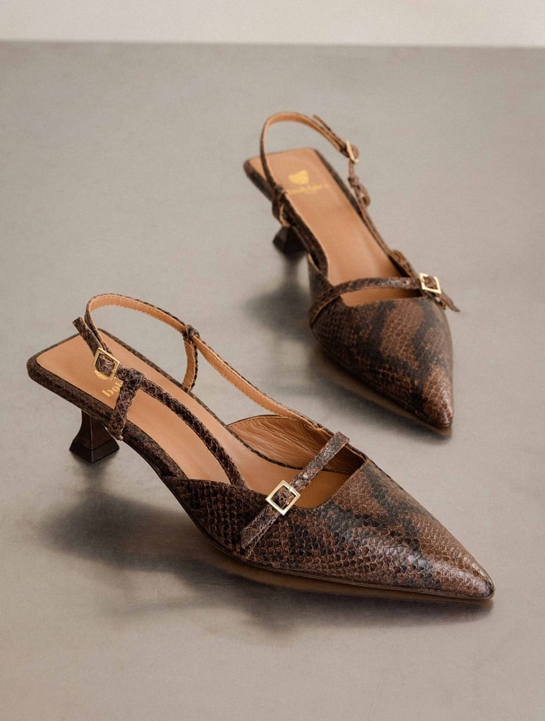 Babies & Escarpins : Reem - Cobra Brown