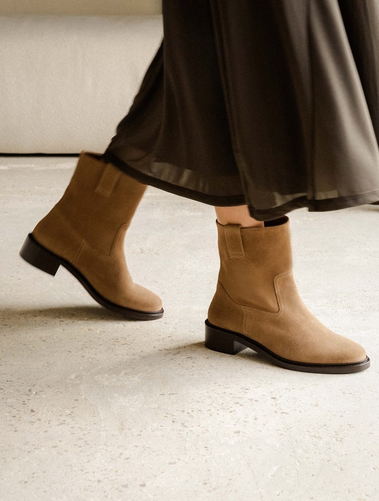 Flache Boots : Roos - Antelope