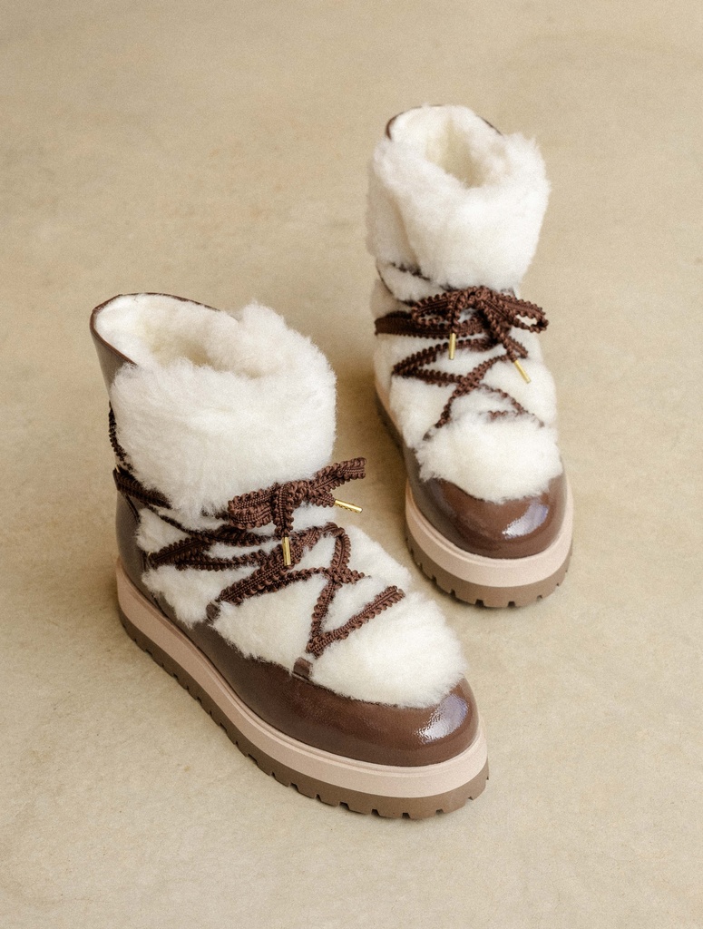Cold Weather Boots : Rivka - Iced Chocolate